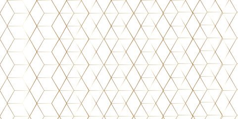 Fototapeta premium Mondrian style of diagonal square pattern vector. Design geometric tile gold on black background. Modern style of hipster isolated. Monochrome concept. diamond pattern background. 