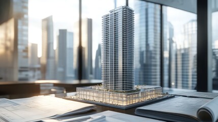 Architectural Model of a Skyscraper
