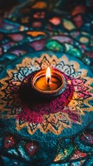 3D Rendered Photo for Diwali Celebration