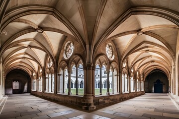 Obraz premium Cloister of a cathedral