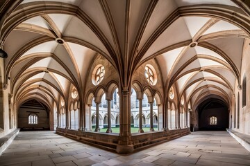 Fototapeta premium Cloister of a cathedral