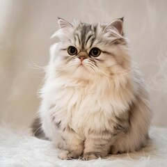 Fototapeta premium white persian cat