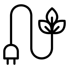 ecology icon or logo ilustration for website. Perfect use for web, pattern, design, app, etc.