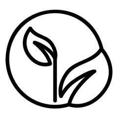 ecology icon or logo ilustration for website. Perfect use for web, pattern, design, app, etc.