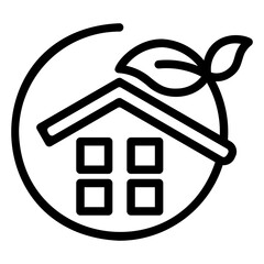 ecology icon or logo ilustration for website. Perfect use for web, pattern, design, app, etc.