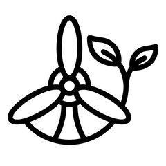 ecology icon or logo ilustration for website. Perfect use for web, pattern, design, app, etc.