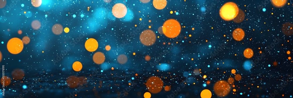 Poster gorgeous abstract background with soft blurry glowing bokeh dots in shades of light perfect for eleg