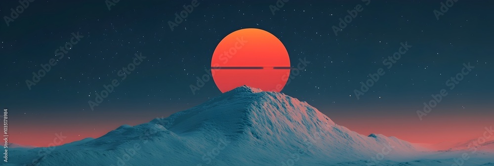 Aufkleber Mesmerizing abstract backdrop featuring a dynamic and vibrant pixelated gradient design with a nostalgic retro gaming aesthetic perfect for a range of digital projects and designs