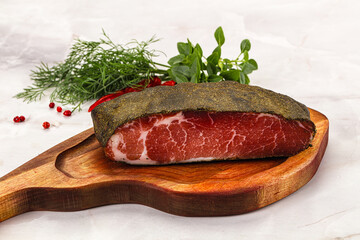 Delicous tasty dry pork jerky