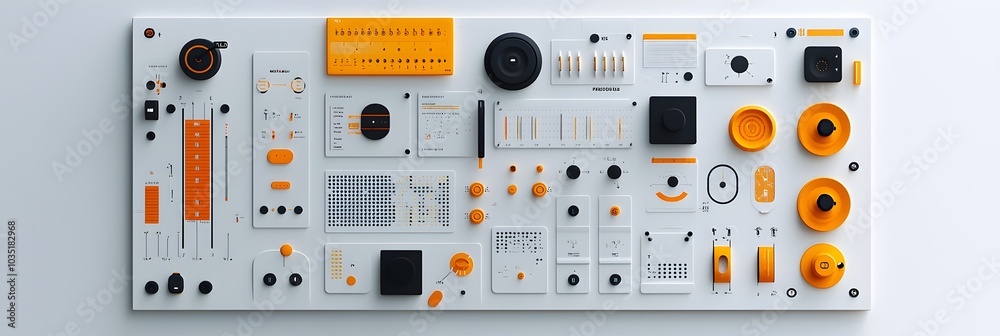 Poster Seamless and Visually Appealing Digital Interface Components Such as Buttons Sliders and Controls for Crafting Cutting Edge Web and Mobile Applications