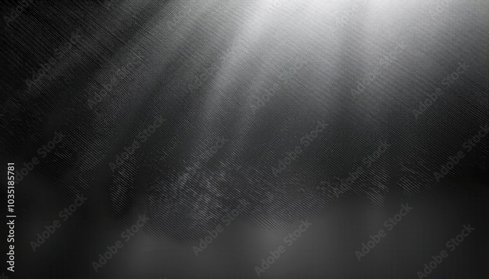 Aufkleber monochromatic wavy line gradient texture: abstract metallic inspired background with fluid geometric