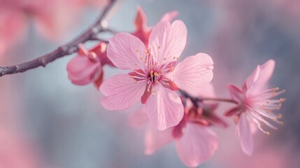 Obraz premium Delicate Pink Blossoms