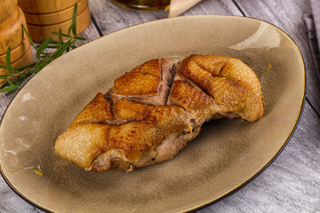 Delicous roasted duck breast fillet