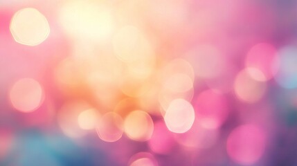 Fototapeta premium Soft Colorful Bokeh Background for Creative Projects
