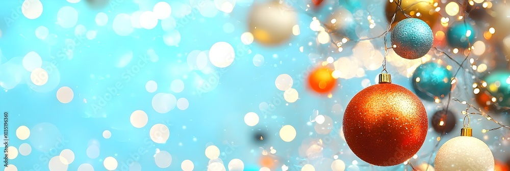 Poster Dreamy and ethereal bokeh lights in soft focus creating a hazy glowing and luminous atmospheric background with a sense of and romance