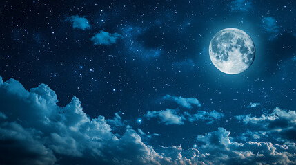 relaxing night time sky