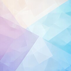 Obraz premium Abstract polygonal background in soft pastel tones of pink, purple, and blue. Geometric design for wallpaper or web template