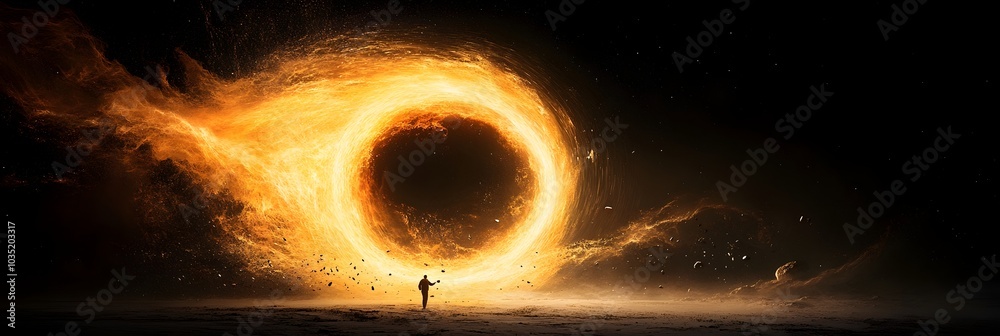 Poster radiant plasma burst captivating cosmic energy waves radiating from a central point creating a mesme