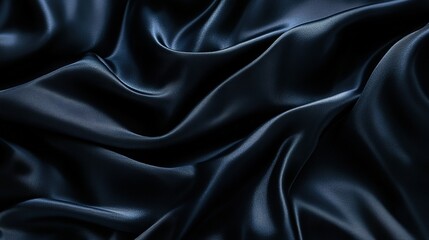 Fototapeta premium Elegant Dark Silk Fabric Texture for Background Use