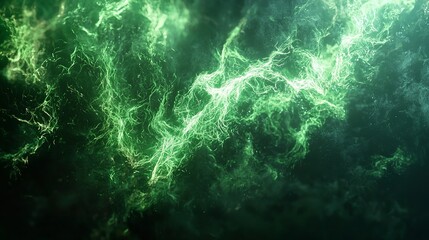 Obraz premium A green abstract wave background
