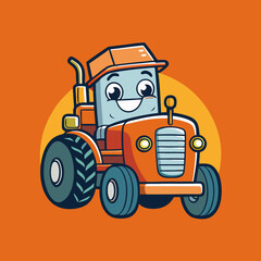 tractor with a tractor
