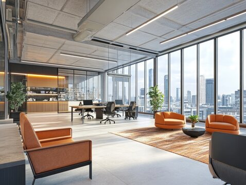 Contemporary Office Interior