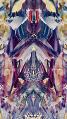 Abstract background art . Ethnic pattern. Mixtures of oil paint. Trendy hand painting canvas. Wall decor and Wall art prints Idea. 3D Texture. Art object