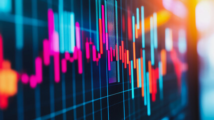 Abstract business smart city and charts and graphs with statistics to innovative analyze business potential and forecast future development of companies growth.