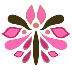 Asbstract floral pattern