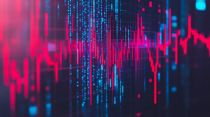 Abstract business  and charts and graphs with statistics to innovative analyze business potential and forecast future development of companies growth.