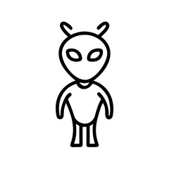 alien-icon line art