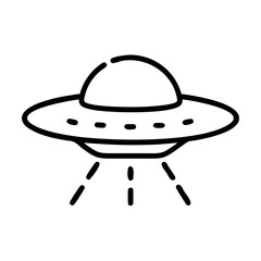ufo-icon line art