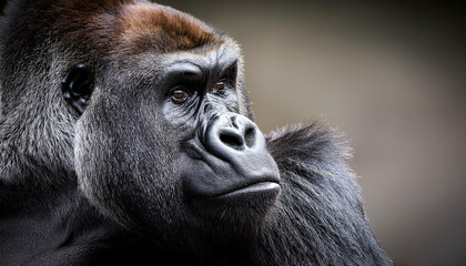 Fototapeta premium Close-Up of a Gorilla