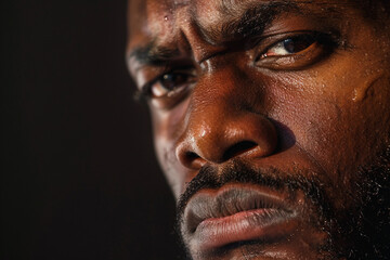 Fototapeta premium Created with generative ai image of mature strict man office worker