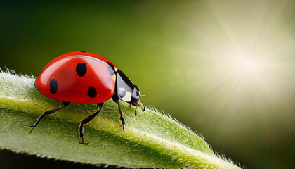 Fototapeta premium Close-Up of a Ladybug