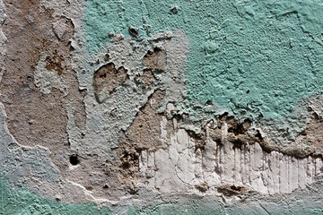 peeling paint on a wall