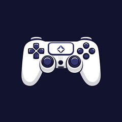 Electronic Joystick Icon Vector for Gamers and Digital Devices