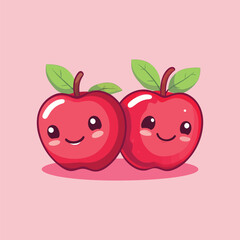 Organic and Juicy Apple Vector Design for Food Projects