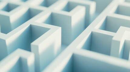 Abstract Maze Design: A 3D Labyrinth of Complexity