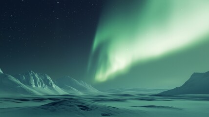 Naklejka premium Winter Whispers: Minimalist Interpretations