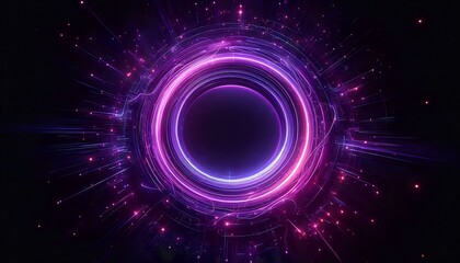 Mystical Digital Vortex: A Fusion of Technology and Cosmic Energy