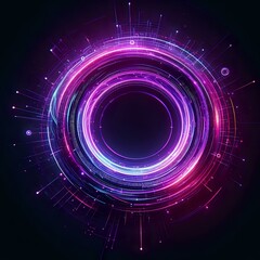 Mystical Digital Vortex: A Fusion of Technology and Cosmic Energy