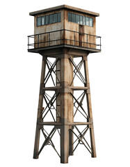 watch tower isolated on transparent background