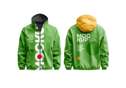 Windbreaker Mockup Generated with AI