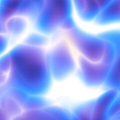 Blue glowing multidimensional plasma force field. Abstract glowing background