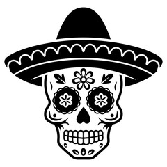 Flat Color Day of the Dead Icon