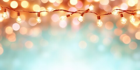 Warm Glow of Decorative String Lights