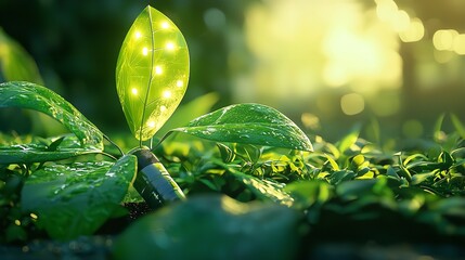 Futuristic Design Meets Nature: A Harmonious Blend of Modern Innovation and Natural Beauty