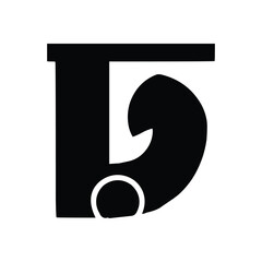 Bold Bengali Alphabet Vector Set