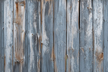 Fototapeta premium Weathered wooden planks in rustic style showcasing natural textures and colors, perfect for backgrounds or crafts. Generative AI